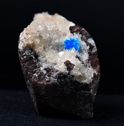 Rare Pentagonite Cluster with Stilbite On Matrix from Wagholi, Pune, India - 32 grams
