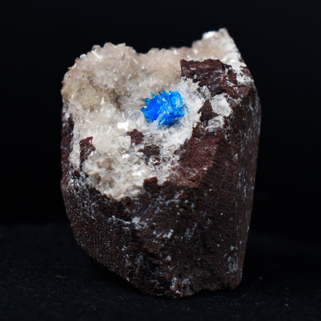 Rare Pentagonite Cluster with Stilbite On Matrix from Wagholi, Pune, India - 32 grams