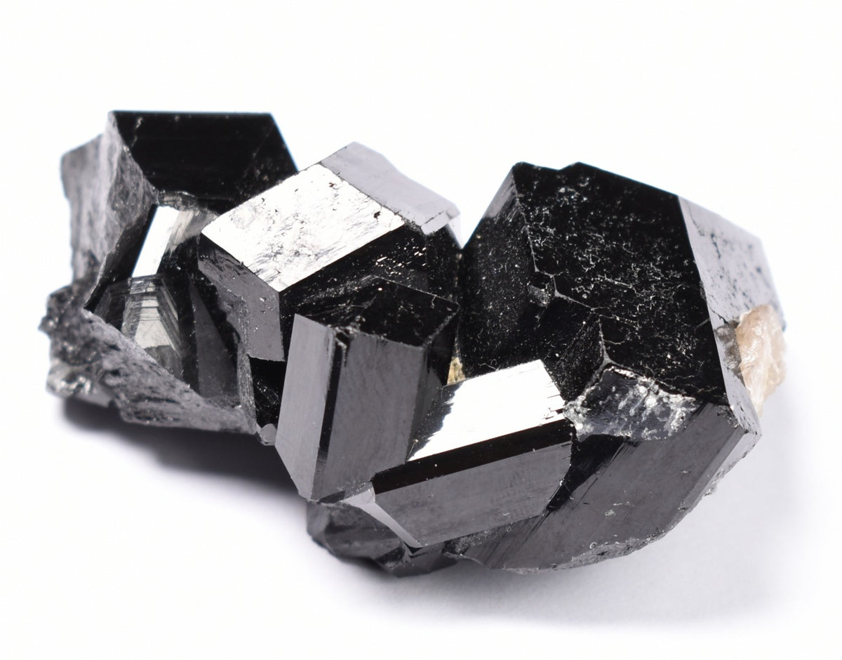 Lustrous Black Tourmaline - Raw Schorl Crystal Cluster - Natural Mineral Specimen - 90 Grams - Crystal Decor