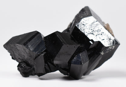 Lustrous Black Tourmaline - Raw Schorl Crystal Cluster - Natural Mineral Specimen - 90 Grams - Crystal Decor