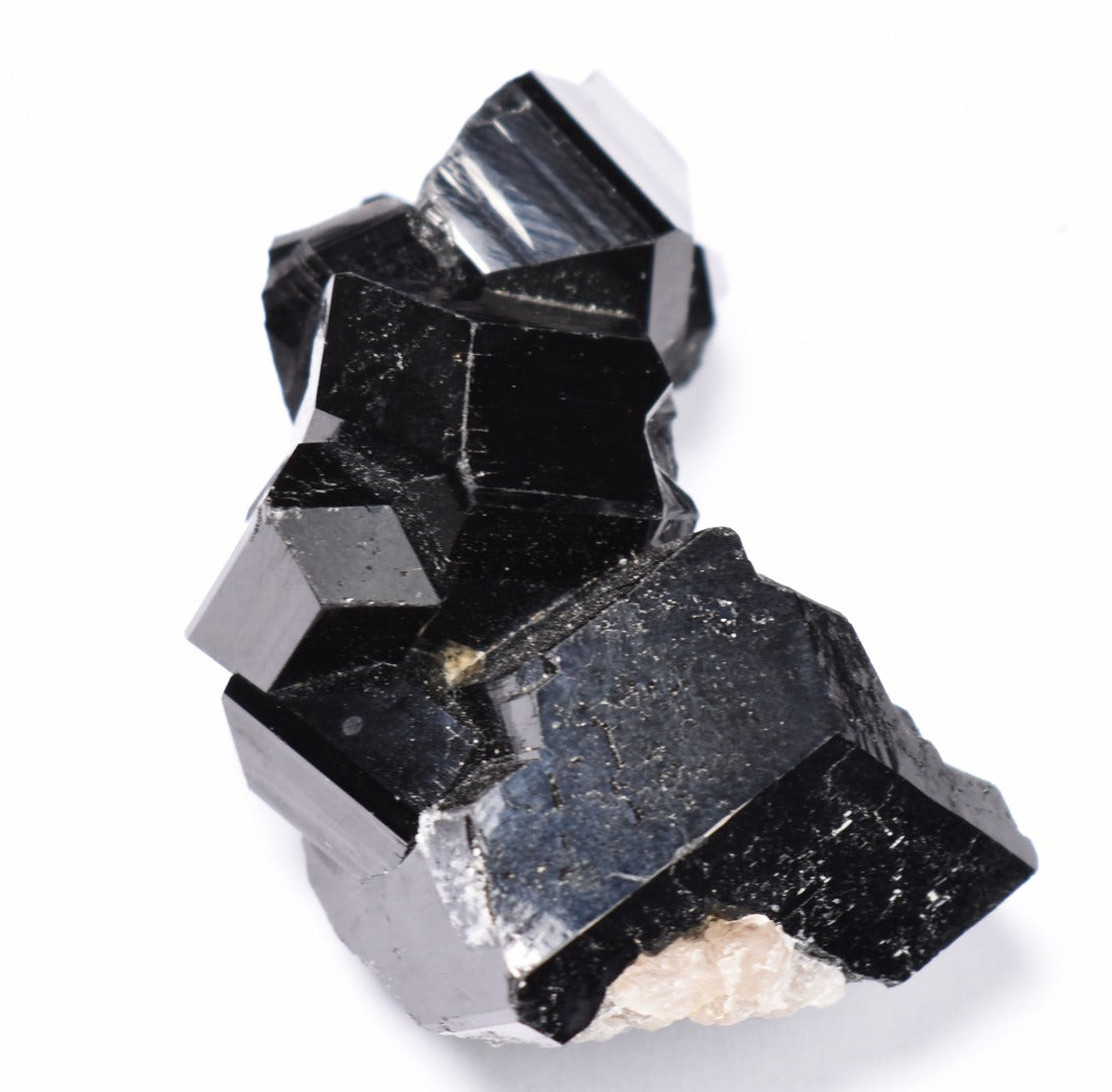 Lustrous Black Tourmaline - Raw Schorl Crystal Cluster - Natural Mineral Specimen - 90 Grams - Crystal Decor
