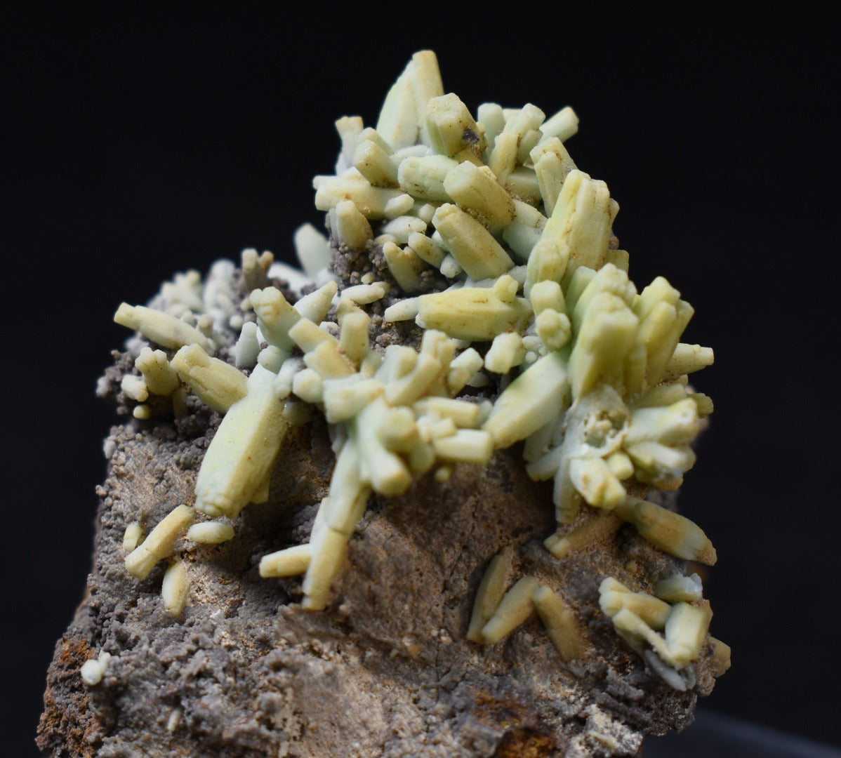 Rare Plumbogummite Cluster - Daoping Mine, China, Blue-Green Pseudomorphs after Pyromorphite - 70 grams