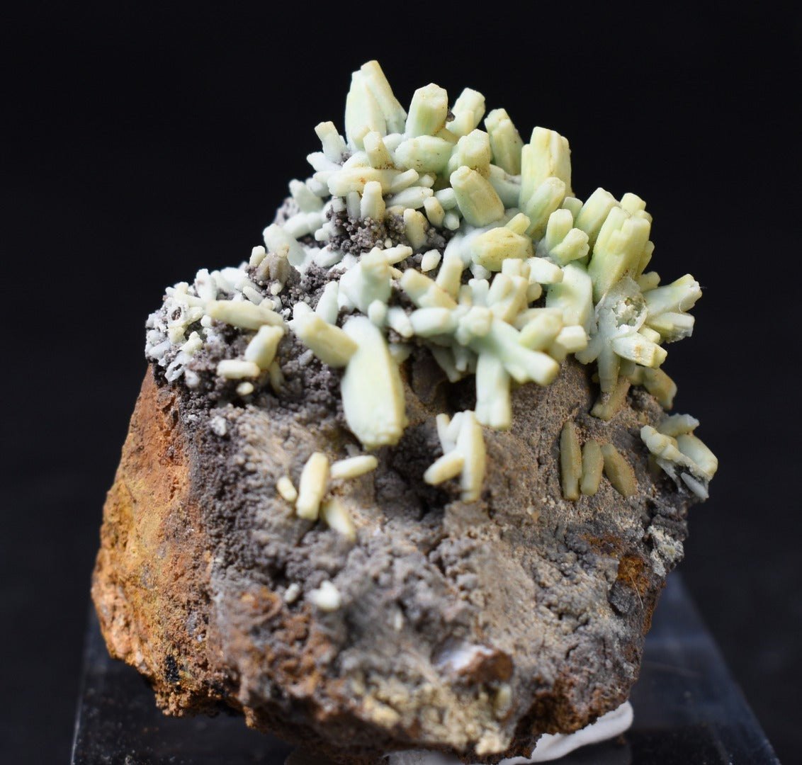 Rare Plumbogummite Cluster - Daoping Mine, China, Blue-Green Pseudomorphs after Pyromorphite - 70 grams
