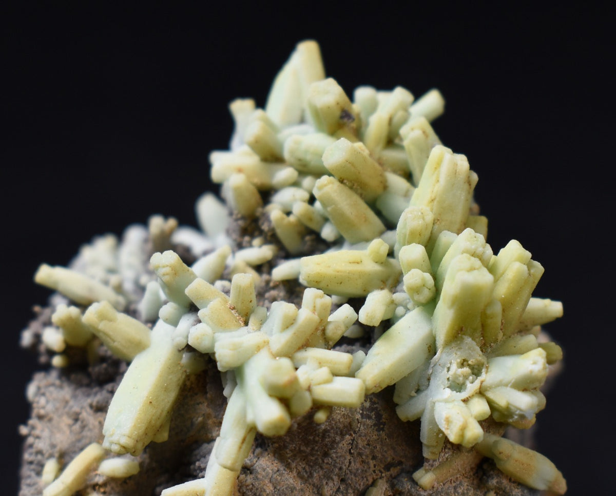 Rare Plumbogummite Cluster - Daoping Mine, China, Blue-Green Pseudomorphs after Pyromorphite - 70 grams