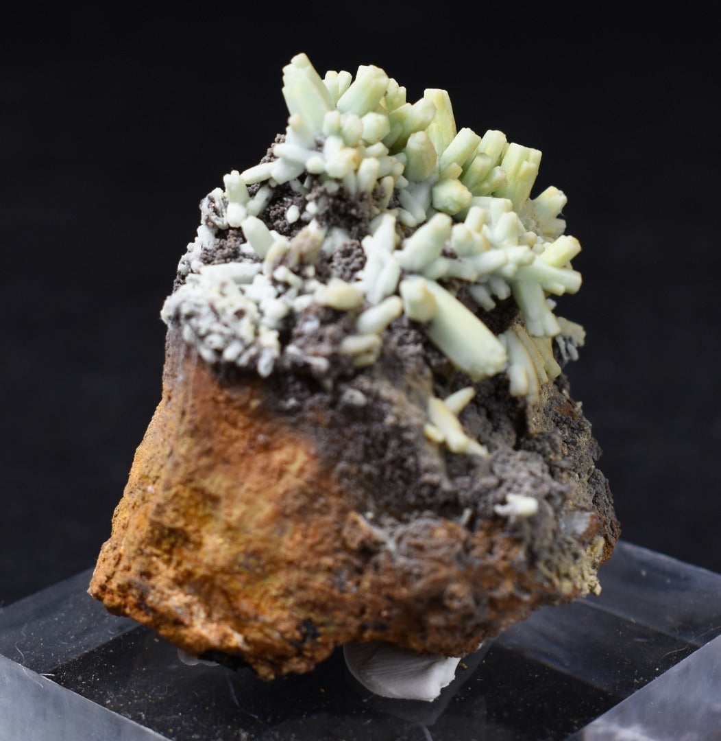 Rare Plumbogummite Cluster - Daoping Mine, China, Blue-Green Pseudomorphs after Pyromorphite - 70 grams