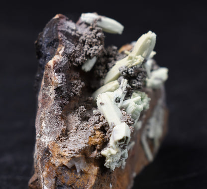 Rare Plumbogummite Cluster - Daoping Mine, China, Blue-Green Pseudomorphs after Pyromorphite - 53 grams