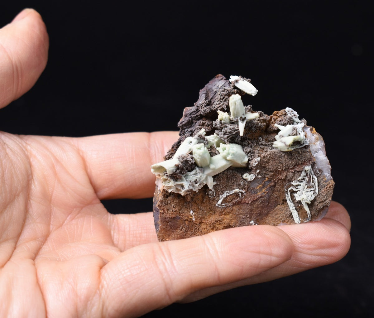 Rare Plumbogummite Cluster - Daoping Mine, China, Blue-Green Pseudomorphs after Pyromorphite - 53 grams