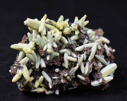 Rare Plumbogummite Cluster - Daoping Mine, China, Blue-Green Pseudomorphs after Pyromorphite - 40 grams