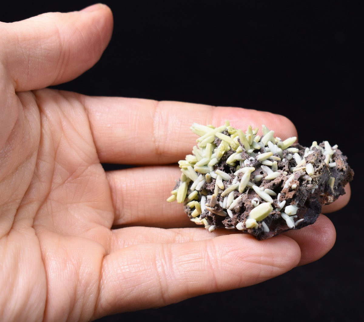 Rare Plumbogummite Cluster - Daoping Mine, China, Blue-Green Pseudomorphs after Pyromorphite - 40 grams