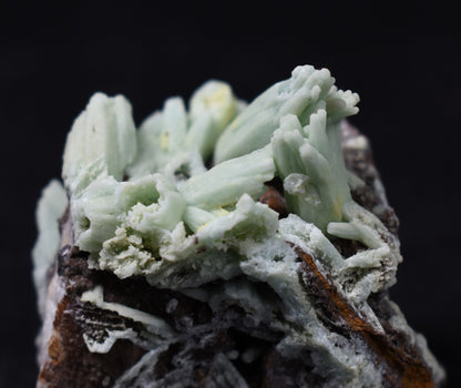 Rare Plumbogummite Cluster - Daoping Mine, China, Blue-Green Pseudomorphs after Pyromorphite - 39 grams