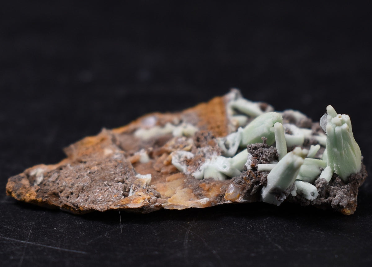 Rare Plumbogummite Cluster - Daoping Mine, China, Blue-Green Pseudomorphs after Pyromorphite - 12 grams