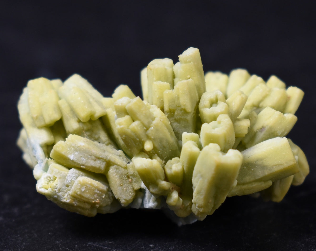Rare Plumbogummite Cluster - Daoping Mine, China, Blue-Green Pseudomorphs after Pyromorphite - 17 grams