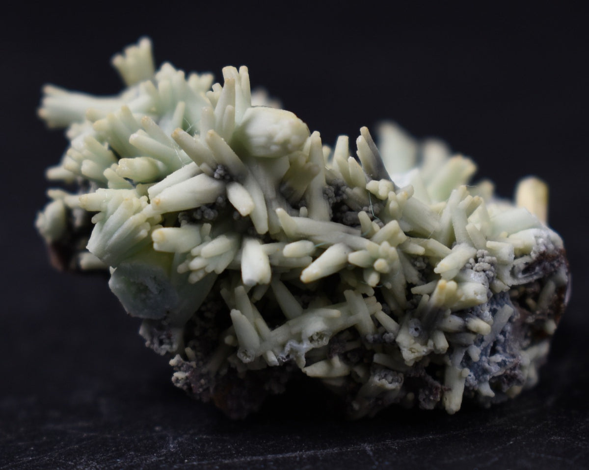Rare Plumbogummite Cluster - Daoping Mine, China, Blue-Green Pseudomorphs after Pyromorphite - 11 grams