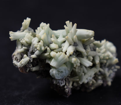 Rare Plumbogummite Cluster - Daoping Mine, China, Blue-Green Pseudomorphs after Pyromorphite - 11 grams