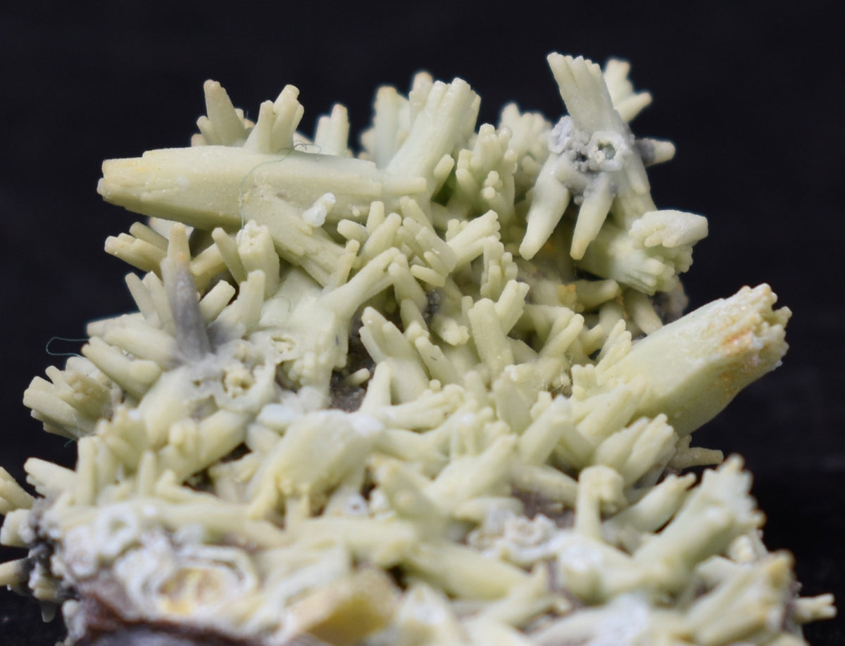 Rare Plumbogummite Cluster - Daoping Mine, China, Blue-Green Pseudomorphs after Pyromorphite - 11 grams
