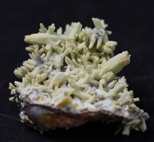 Rare Plumbogummite Cluster - Daoping Mine, China, Blue-Green Pseudomorphs after Pyromorphite - 11 grams