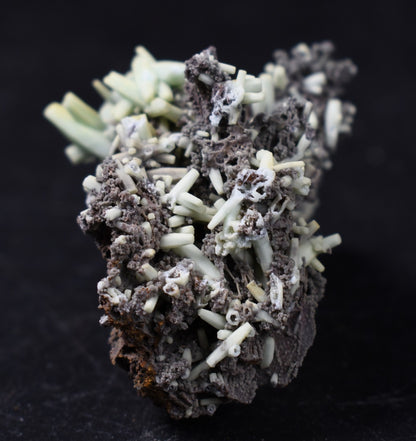 Rare Plumbogummite Cluster - Daoping Mine, China, Blue-Green Pseudomorphs after Pyromorphite - 21 grams
