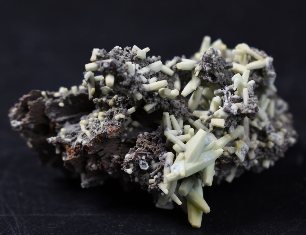 Rare Plumbogummite Cluster - Daoping Mine, China, Blue-Green Pseudomorphs after Pyromorphite - 21 grams