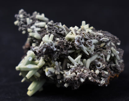 Rare Plumbogummite Cluster - Daoping Mine, China, Blue-Green Pseudomorphs after Pyromorphite - 21 grams