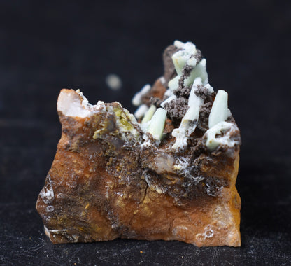 Rare Plumbogummite Cluster - Daoping Mine, China, Blue-Green Pseudomorphs after Pyromorphite - 14 grams