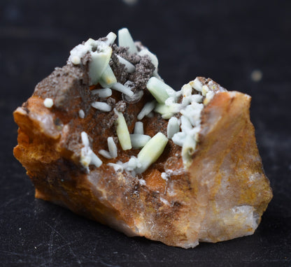 Rare Plumbogummite Cluster - Daoping Mine, China, Blue-Green Pseudomorphs after Pyromorphite - 14 grams