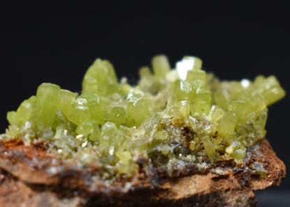 Lustrous Apple Green Pyromorphite Crystal - Daoping Mine, China - Rare - 9.7 grams