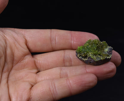 Lustrous Apple Green Pyromorphite Crystal - Daoping Mine, China - Rare - 18 grams