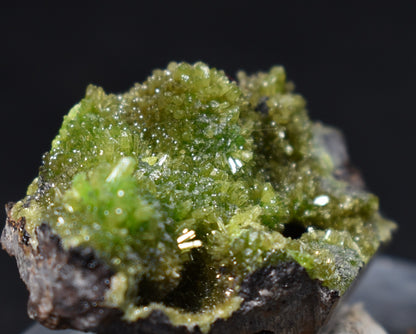 Lustrous Apple Green Pyromorphite Crystal - Daoping Mine, China - Rare - 18 grams