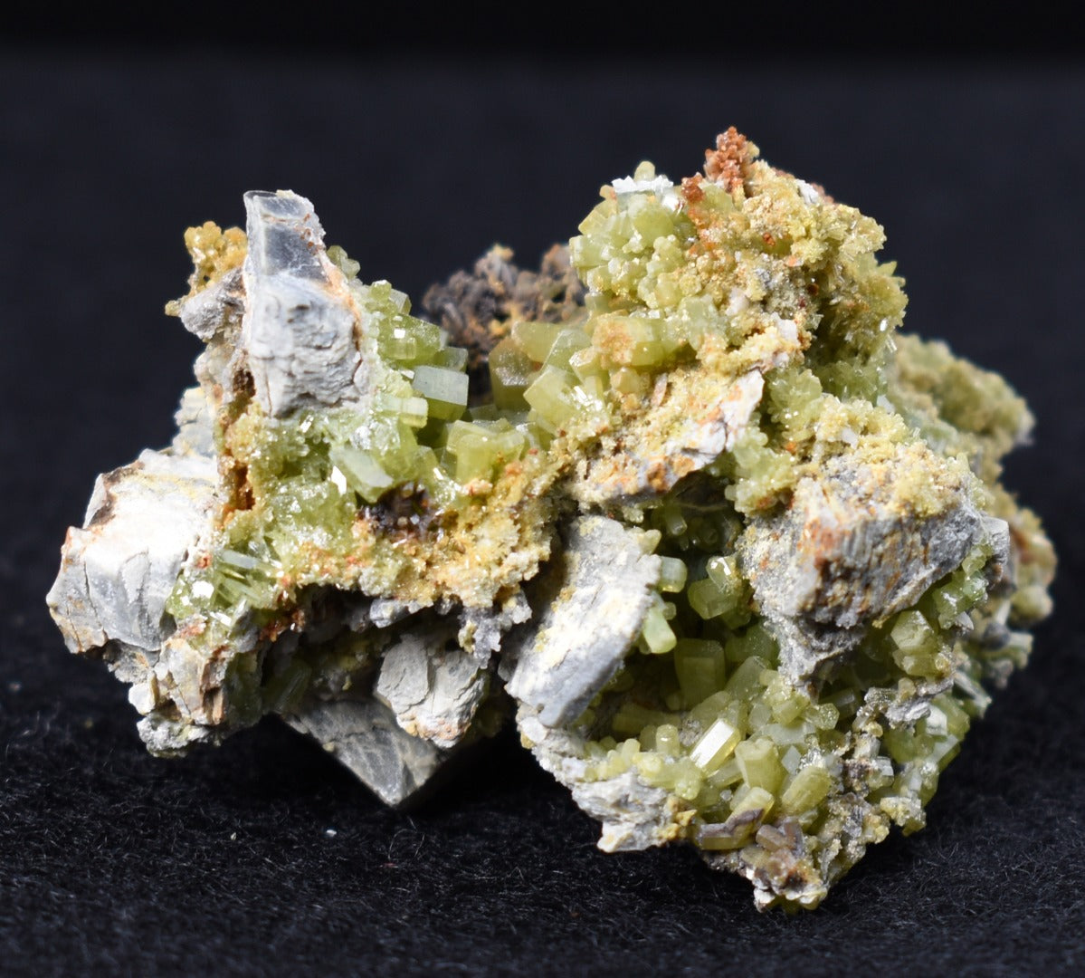 Lustrous Apple Green Pyromorphite Crystal - Daoping Mine, China - Rare - 38.1 grams