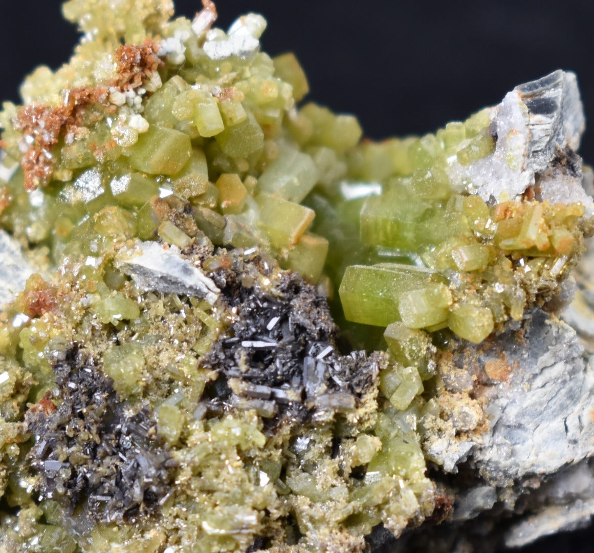Lustrous Apple Green Pyromorphite Crystal - Daoping Mine, China - Rare - 38.1 grams