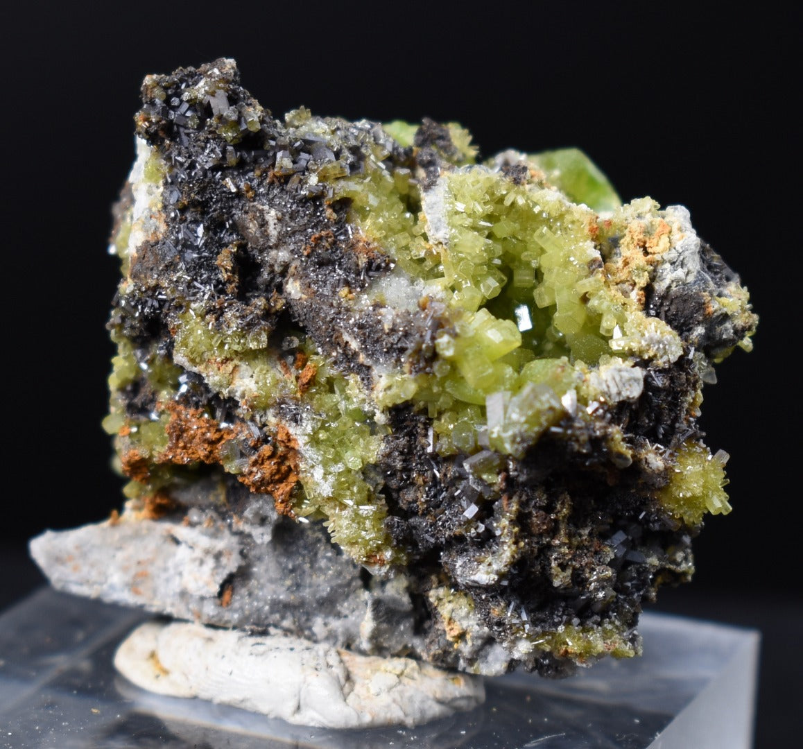 Lustrous Apple Green Pyromorphite Crystal - Daoping Mine, China - Rare - 32.2 grams