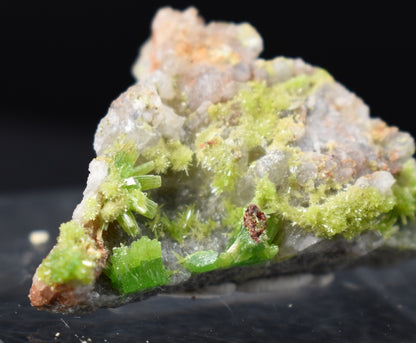 Lustrous Apple Green Pyromorphite Crystal - Daoping Mine, China - Rare - 8.3 grams