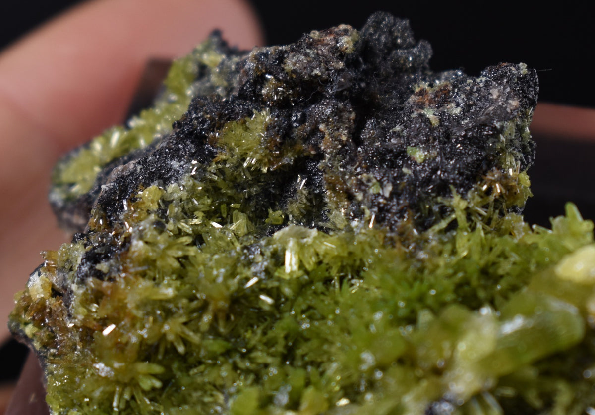 Lustrous Apple Green Pyromorphite Crystal - Daoping Mine, China - Rare - 34 grams