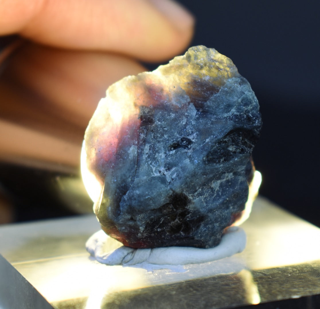 Natural Alexandrite / Chrysoberyl Rough Crystal from Brazil | Rare Colour Change Alexandrite Specimen - 1 PC - 44CT