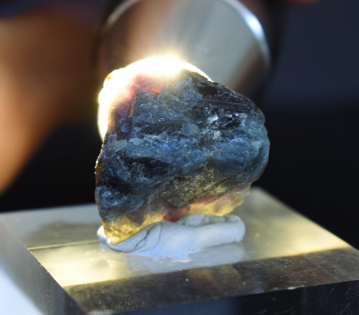 Natural Alexandrite / Chrysoberyl Rough Crystal from Brazil | Rare Colour Change Alexandrite Specimen - 1 PC - 44CT