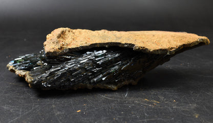 Large Rare Vivianite Crystal from Brazil - Deep Blue-Green Prismatic Blades, Brazilian Vivianite Specimen, Collector Mineral - 624g - #02
