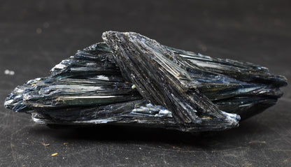 Large Rare Vivianite Crystal from Brazil - Deep Blue-Green Prismatic Blades, Brazilian Vivianite Specimen, Collector Mineral - 257g - #03
