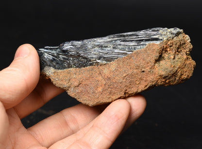 Large Rare Vivianite Crystal from Brazil - Deep Blue-Green Prismatic Blades, Brazilian Vivianite Specimen, Collector Mineral - 116g - #12