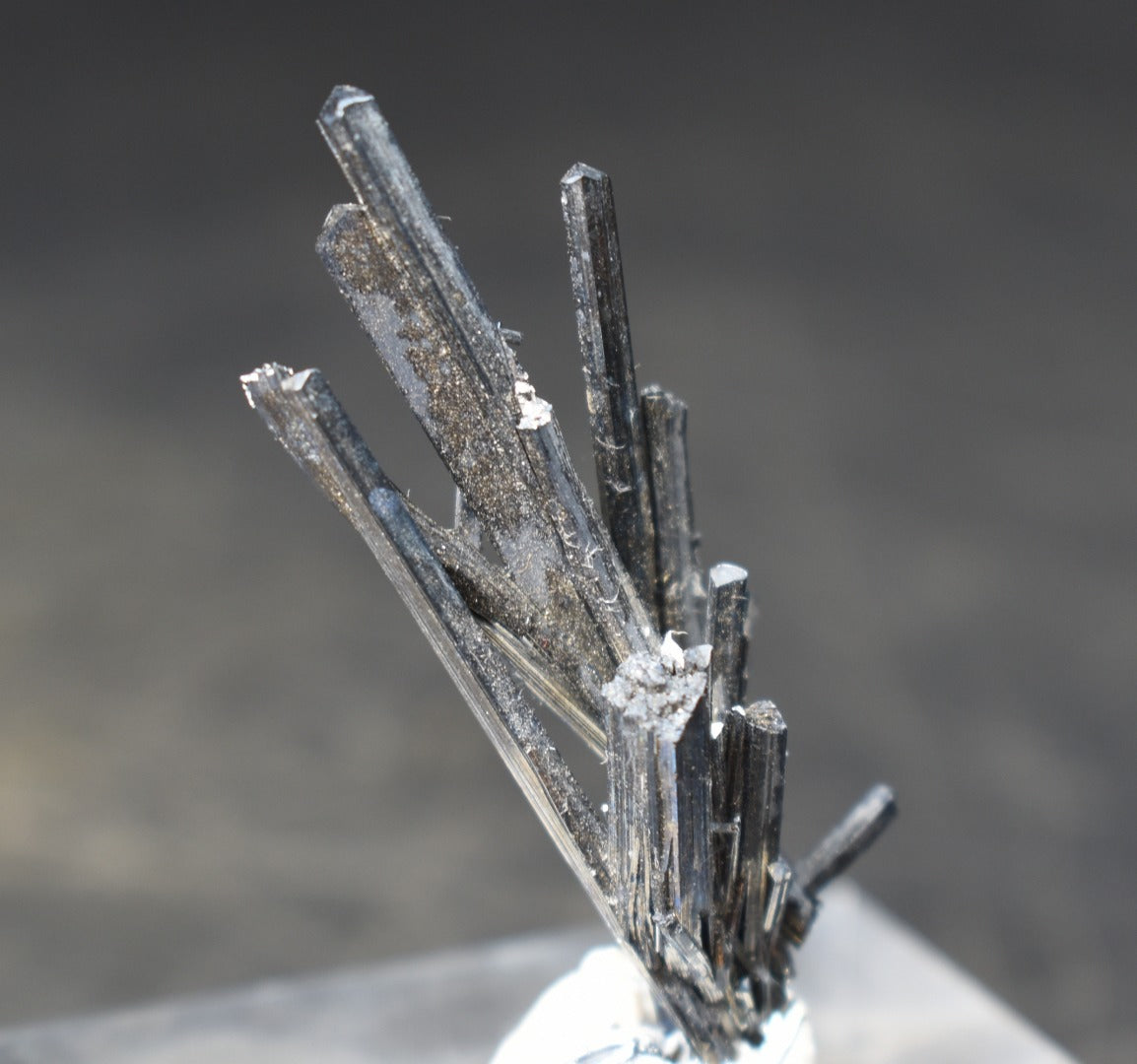 High-Grade Stibnite Crystal Cluster, Xikuangshan Mine, China | Metallic Acicular Stibnite Specimen, 4 grams, ST4