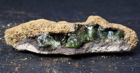 Rare Lustrous Green Ludlamite in Vug ? Cabe�a do Cachorro, Brazil - 92 grams