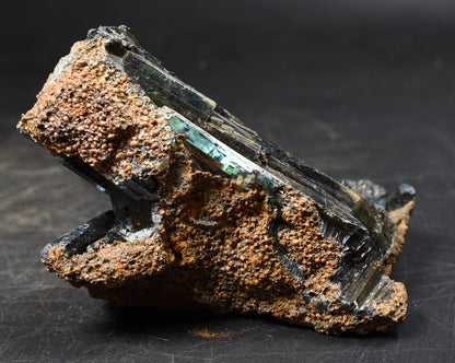 Large Rare Vivianite Crystal from Brazil - Deep Blue-Green Prismatic Blades, Brazilian Vivianite Specimen, Collector Mineral - 390g - #14