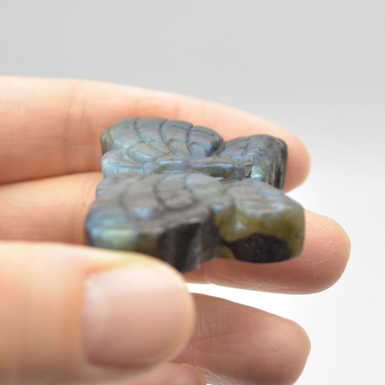 Labradorite Butterfly - 25 grams - 4.7cm x 3cm x 1cm