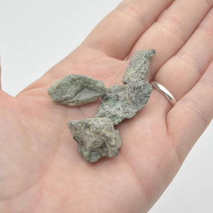 Raw Emerald Specimen Rocks - 4 Count - lot 08