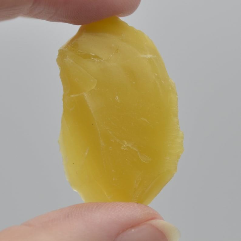 Raw Turkish Yellow Opal Specimen Rock - 10 grams - lot 05