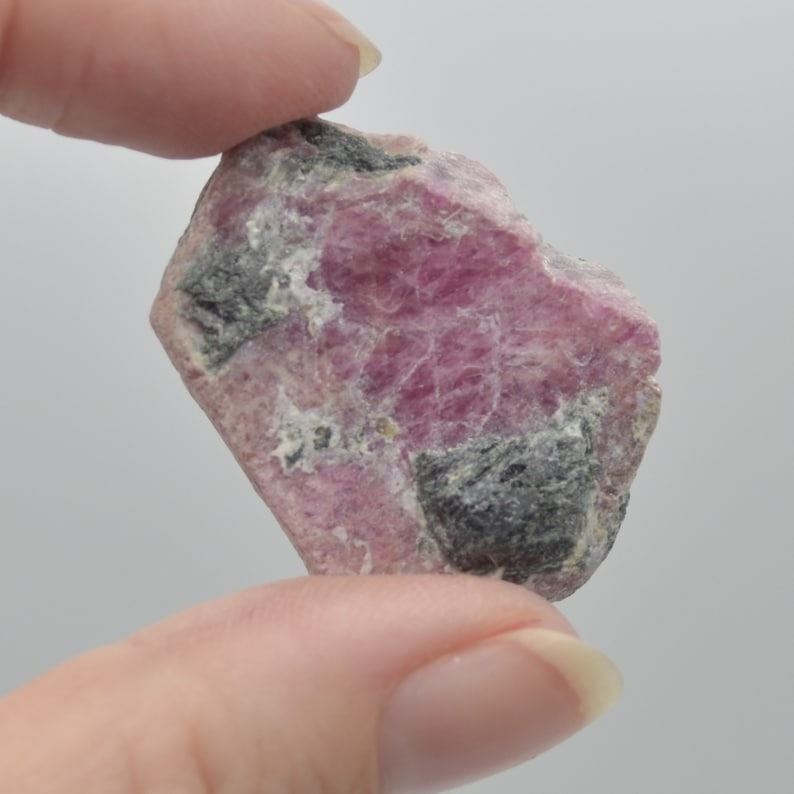 Raw Ruby Specimen Rock - 17 grams