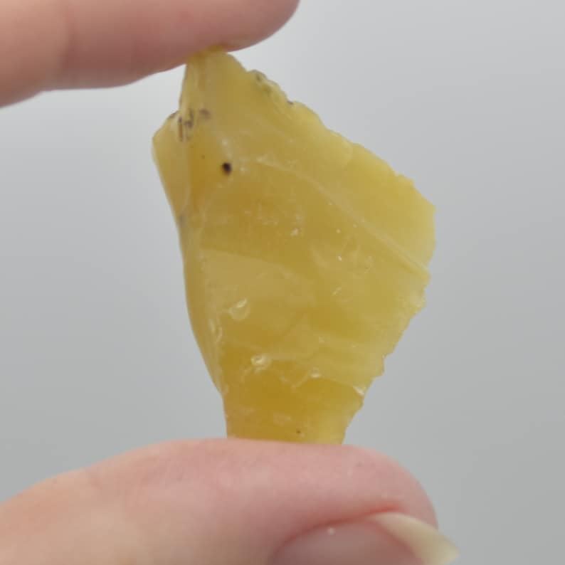Raw Turkish Yellow Opal Specimen Rock - 10 grams - lot 06