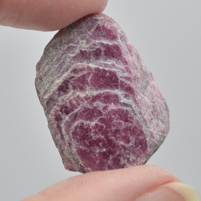 Raw Ruby Specimen Rock - 18 grams