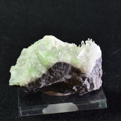 Raw Augelite with Clear Quartz on Matrix Crystal Rare Specimen from Peru - 47 grams - #01