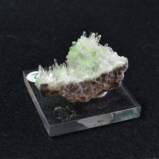 Raw Augelite with Clear Quartz on Matrix Crystal Rare Specimen from Peru - 19.6 grams - #02
