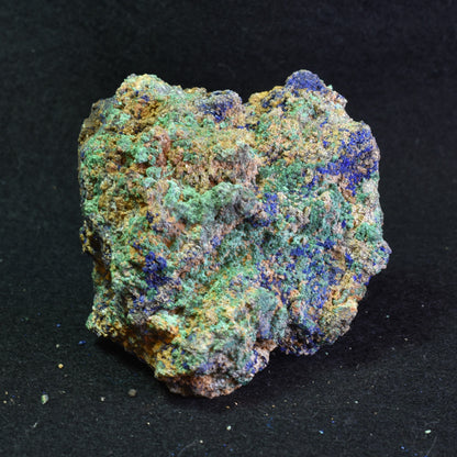 Raw Azurite Malachite Crystal Cluster Specimen from Mexico - 313 grams #03